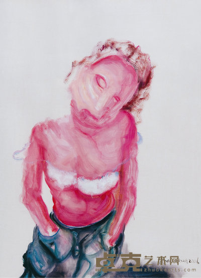 赵能智 青年女子 108×77cm