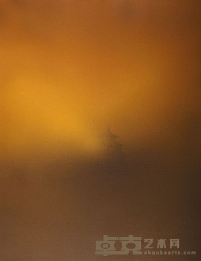 曹再飞 塔 100×80cm