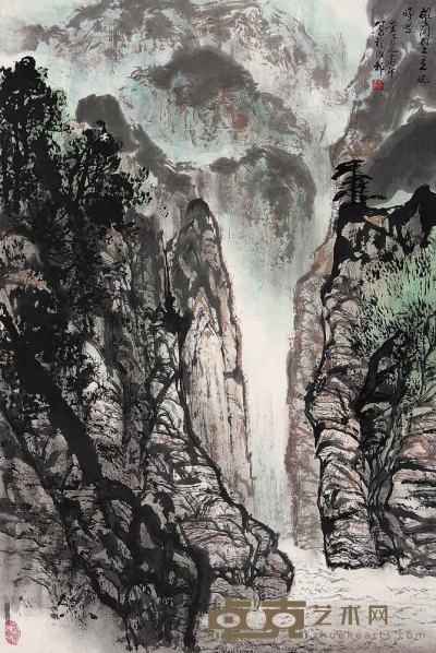黄纯尧 庚午（1990年）作 山水 镜心 94×63.5cm
