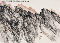 姜宝林 戊辰（1988年）作 牧羊曲 镜心