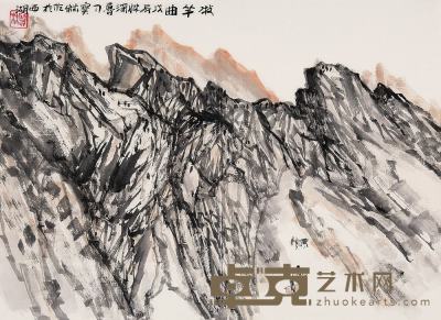 姜宝林 戊辰（1988年）作 牧羊曲 镜心 62×45cm