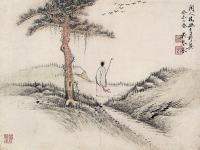吴琴木 癸未（1943年）作 山水 镜心