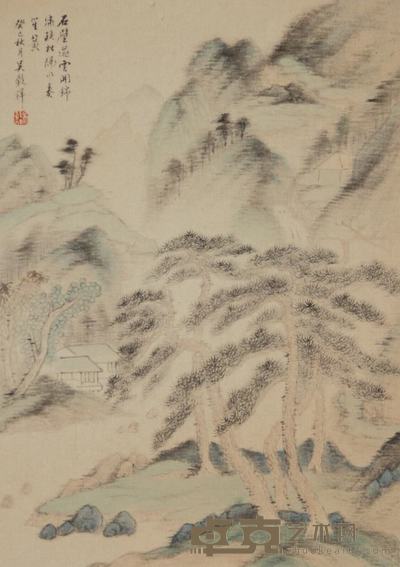 吴谷祥 山水 19×50cm