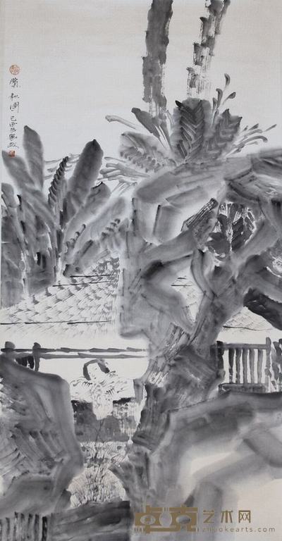 刘赦  人物 136×68cm