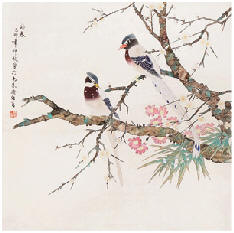 喻继高 初春 立轴64×65cm