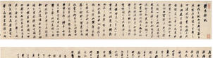 董其昌（款）  书法(前赤壁赋) 手卷26×282cm