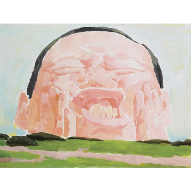 岳敏君 无题49.5×65.1cm