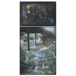 洪磊 2003年作 中国风景：水、火、风