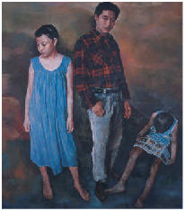 项春生 1997年作  烦思170×150cm