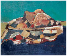 俞晓夫 1995年作 风景37×45cm
