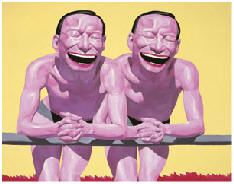 岳敏君 2000年作 无题110×139.5cm