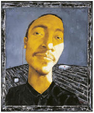 张晓刚 1993年作 黄色肖像108×90cm