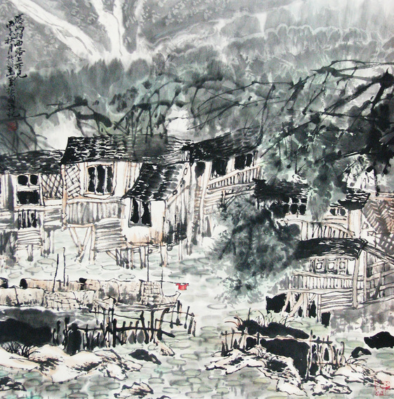 程振国 山水