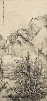 刘珏 1470年作 山水 立轴