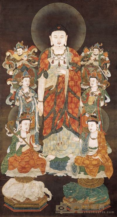 佚名 佛像 立轴 170×92cm