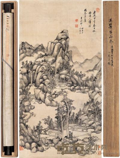 王原祁(1642-1715)?山水 102×54 cm