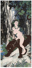 徐悲鸿 山鬼 立轴134.1×63.5cm