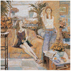 赵鹰 2002年作 花·适时开放