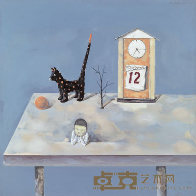 李继开 2004年作 因时间而生长 100×100cm