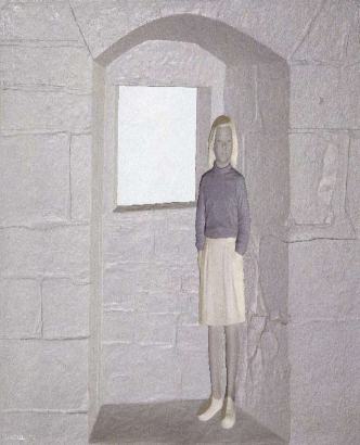 李容德《凝視》2005年 综合媒材 虚体雕塑
