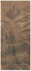董其昌 山水 立轴97×41cm