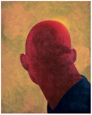 方力钧 1997年作 1997.1162.5×129.5cm