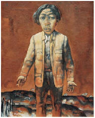 苏新平 1994年作 欲望之海65×53cm