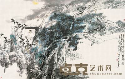 王明明 1982年作 李白诗意图 镜心 155×245cm