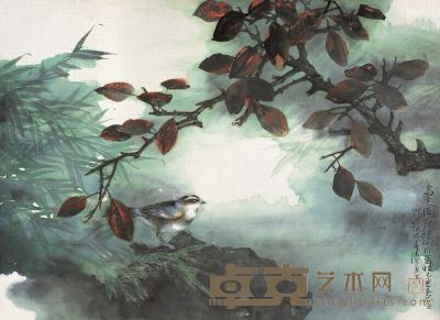 陈佩秋 1985年作 红树珍禽 镜心 59.5×83cm