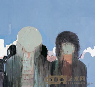 李超雄 2006年作 布达与佩思 180×200cm