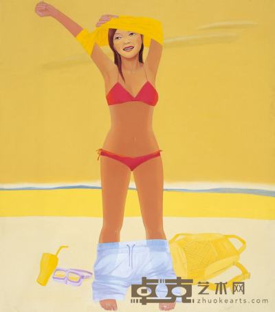 杨帆 2005年作 海边 170×150cm