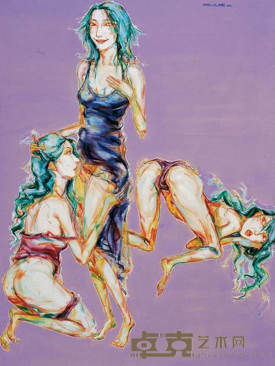 沈娜 2005年作 右手系列 200×150cm