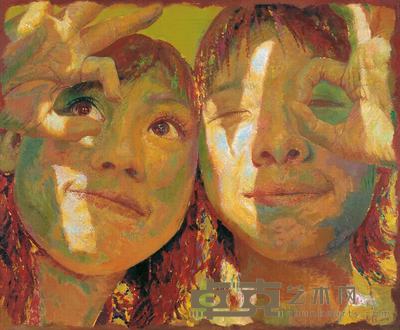 张晨初 2006年作 美丽上海之四 180×220cm