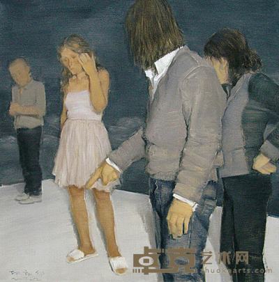 向庆华 2007年作 无题 100×100cm