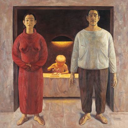 施本铭 1995－1996年作 家庭—对现实中的冥想