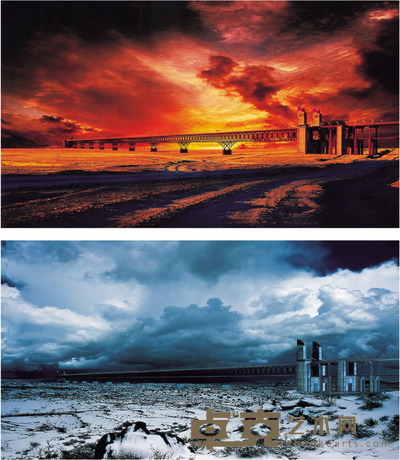 曹恺 2007年作 六八年制造 50×90cm