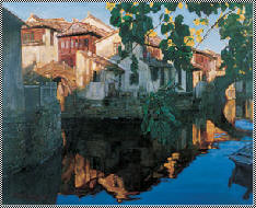 项春生 2003年作 水乡100×80cm