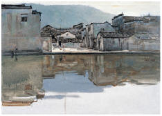 项春生 徽居70×50cm