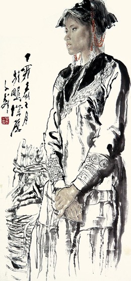 王子武  民族少女