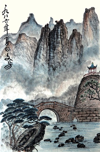 王文芳  山水