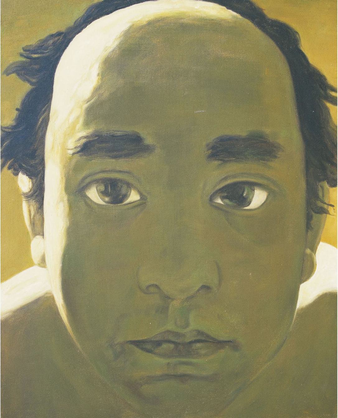 苏新平 2001年作 肖像五100×81cm