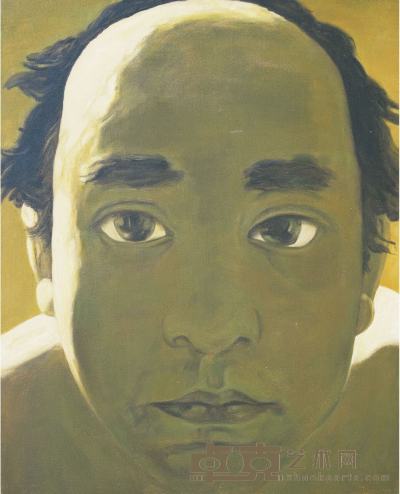 苏新平 2001年作 肖像五 100×81cm