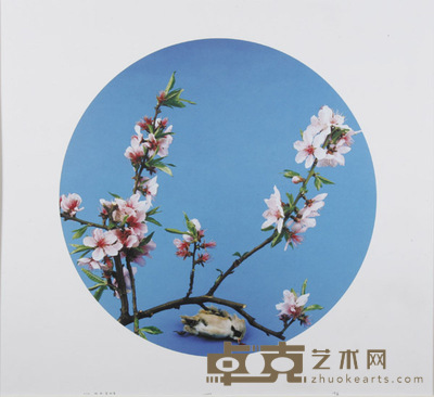 仿(宋)碧桃图(4/10) 直径80cm