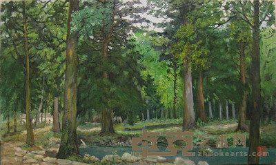 西天目山 61.5×102cm