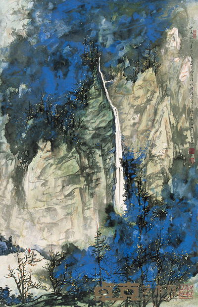 2006年作 陆游诗意 镜心 69×44.5cm