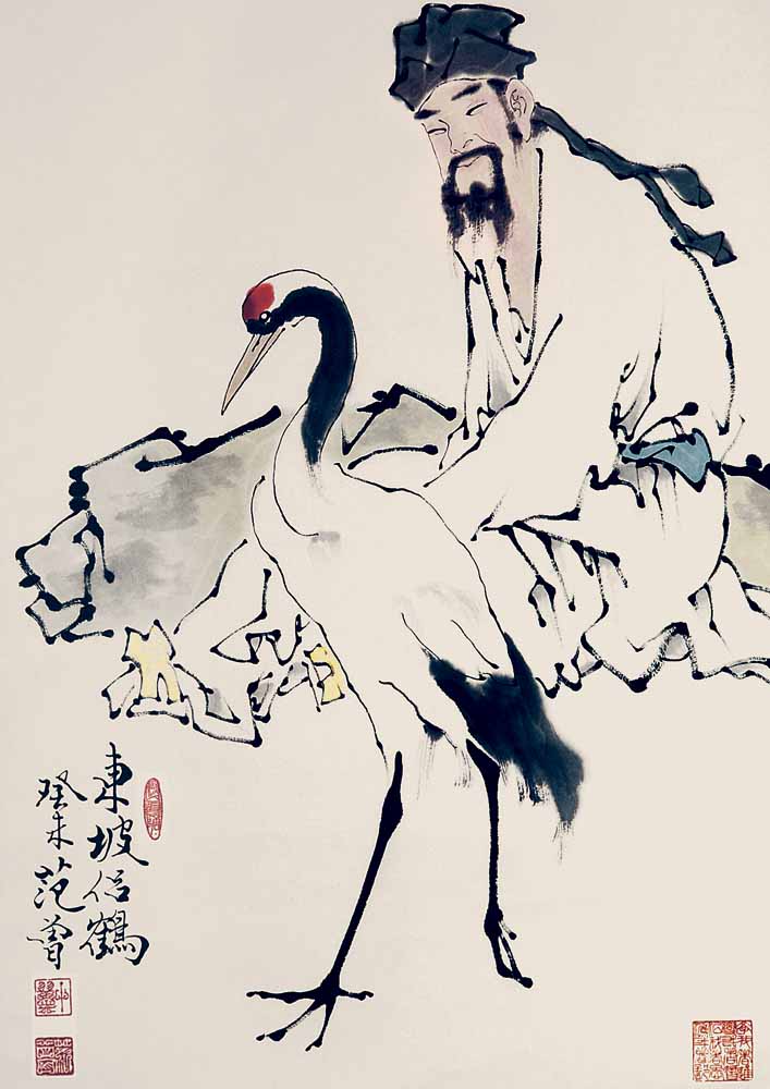 东坡侣鹤67*48