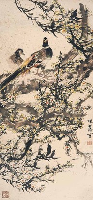 梅花锦鸡