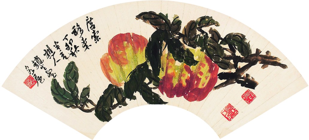 赵云壑 寿桃 立轴