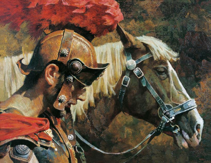 叶献民 2002年作 战士与马