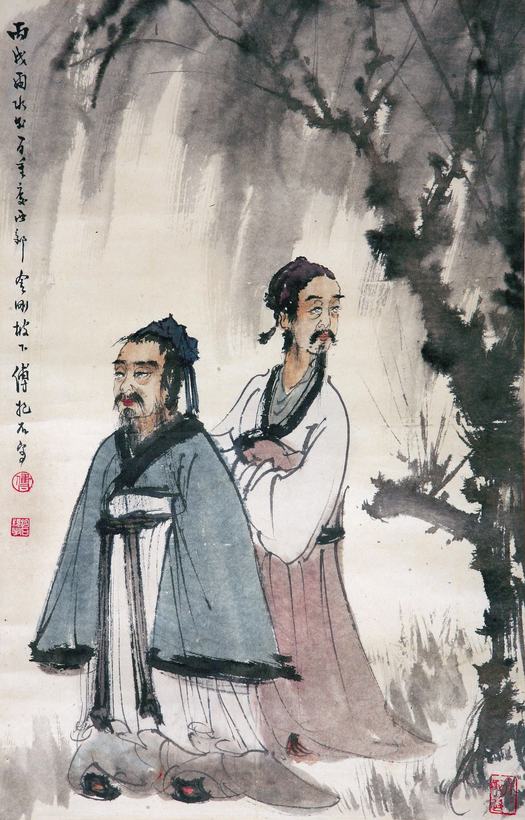 傅抱石   人物